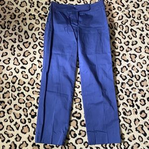 Ann Taylor loft cropped blue pants size 4 NWT